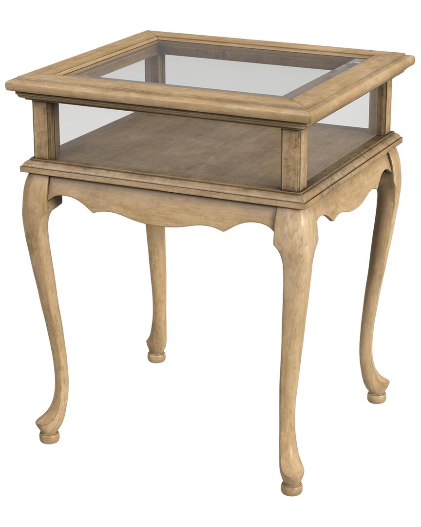 Butler Specialty Company Burton Curio Table In Beige