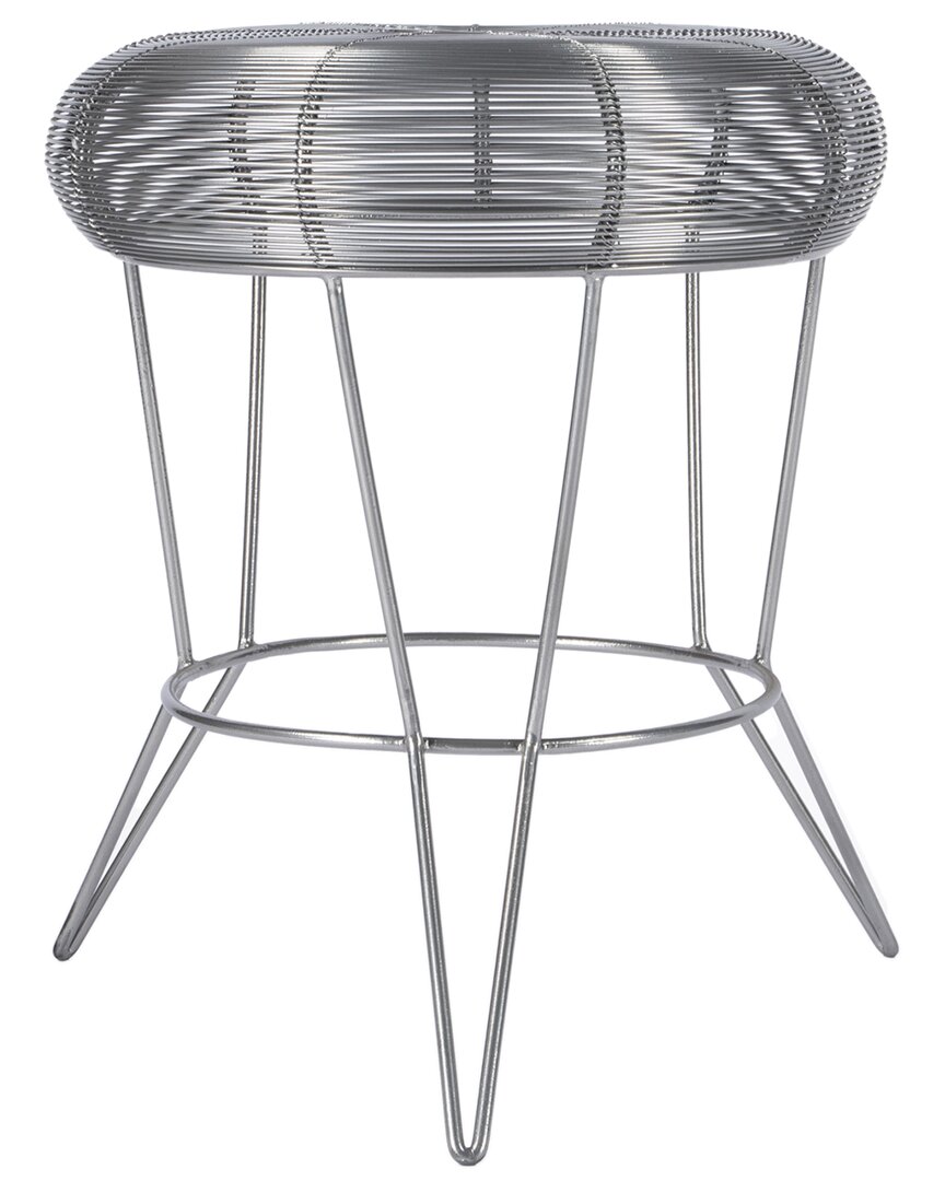Butler Specialty Company Allen Decorative Wire Accent Table In Silver