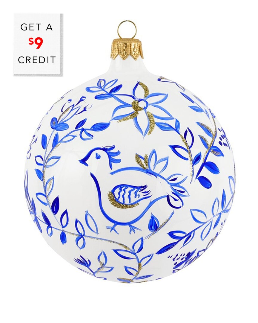 Vietri Ornaments Flowers Ornament In Multi