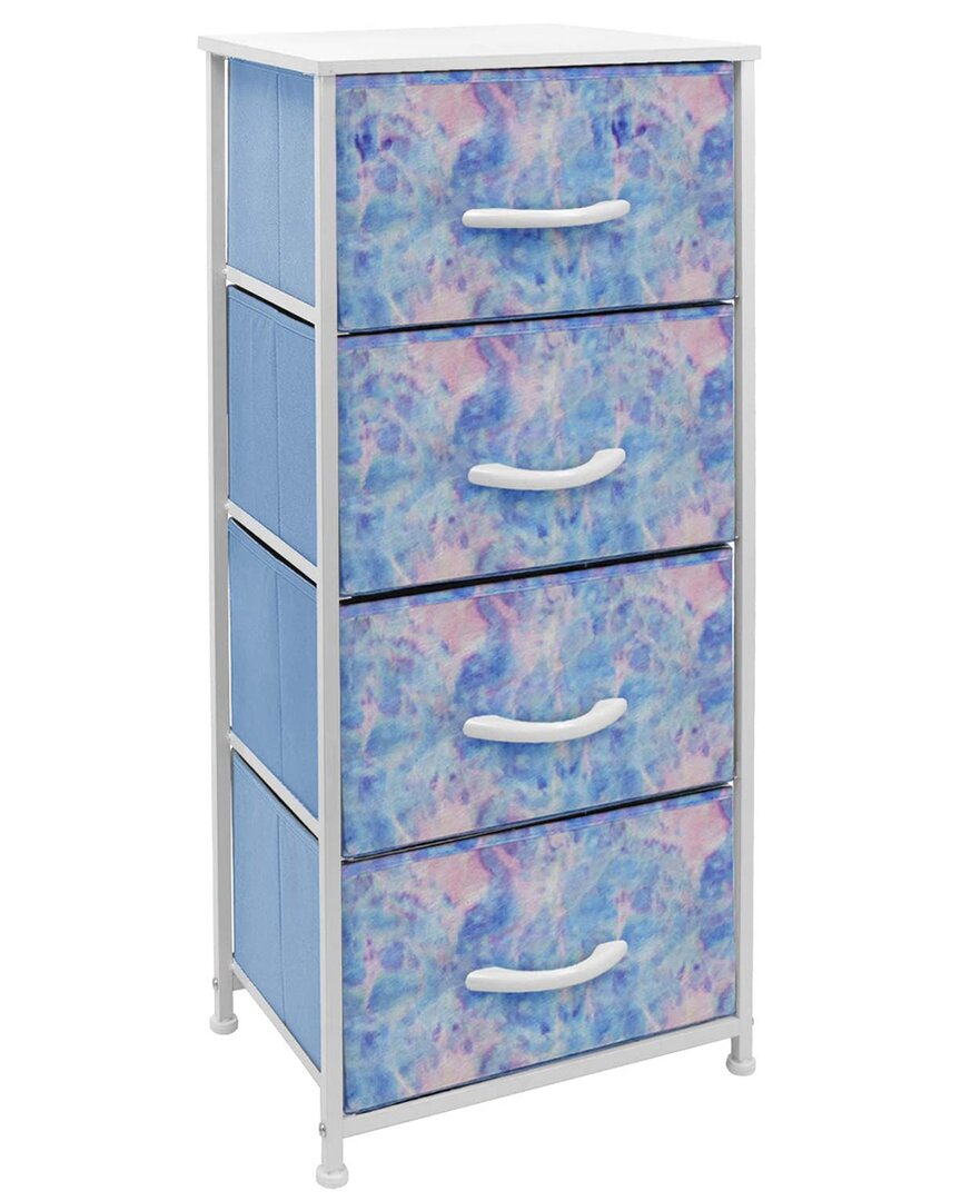 Sorbus Nightstand Chest With 4 Drawers In Pink