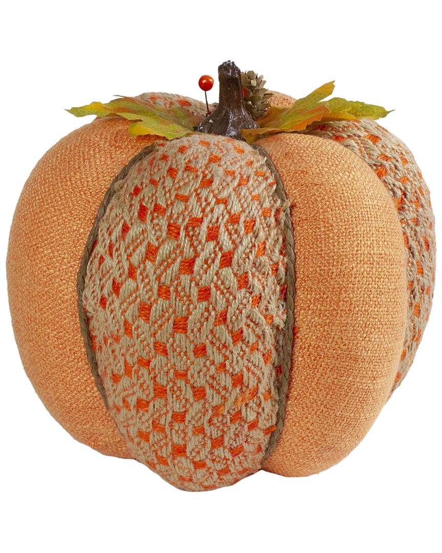 Northlight 8.5in Autumn Harvest Thanksgiving Table Top Decoration In Orange