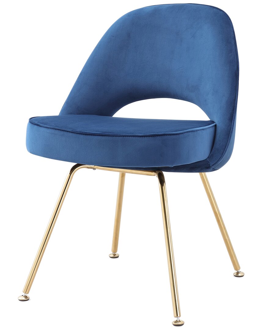 Design Guild Saarinen Modern Side Chair In Blue