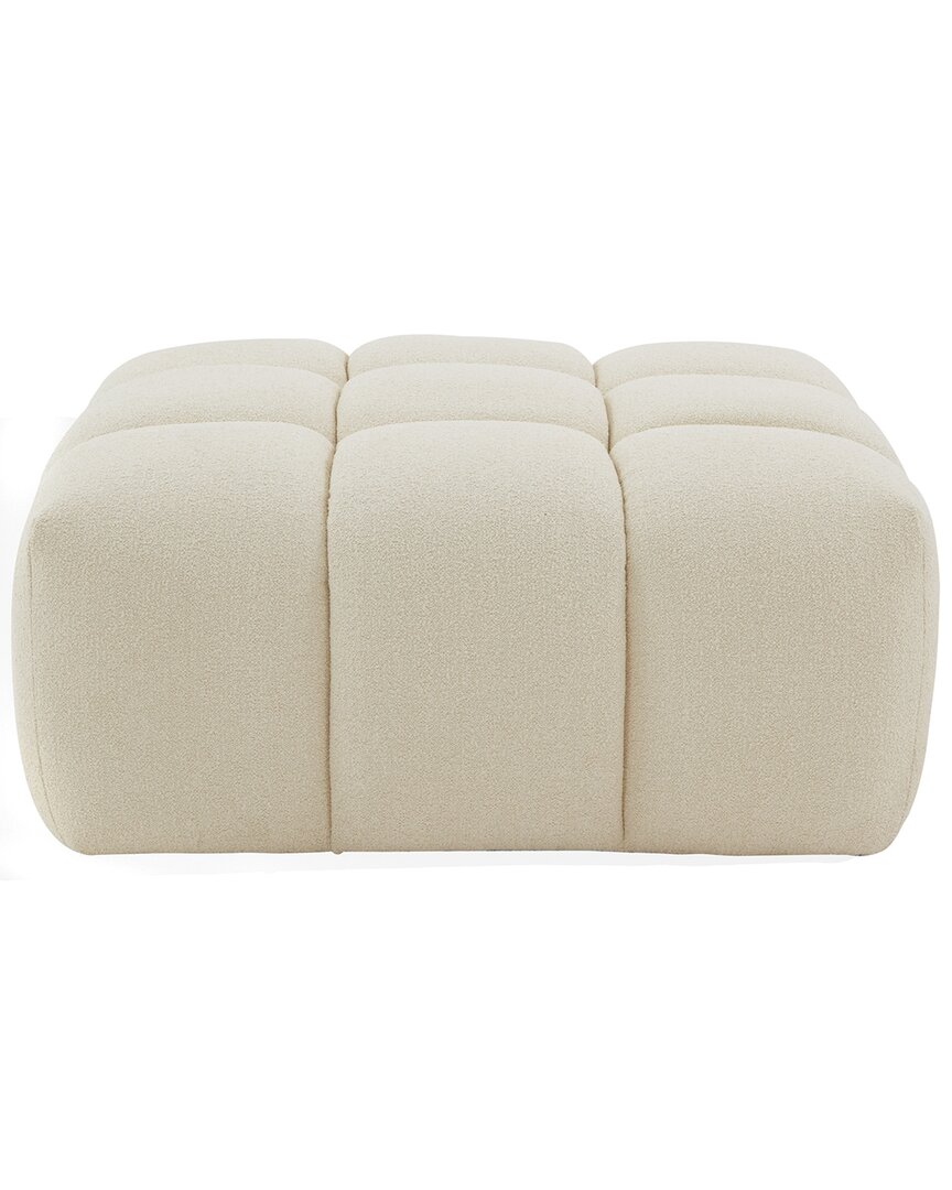 Shop Safavieh Couture Petryna Boucle Tufted Ottoman