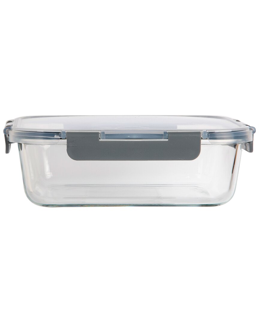 Home Essentials Fresh Rectangle 21.6 Lock Lid Container In Clear