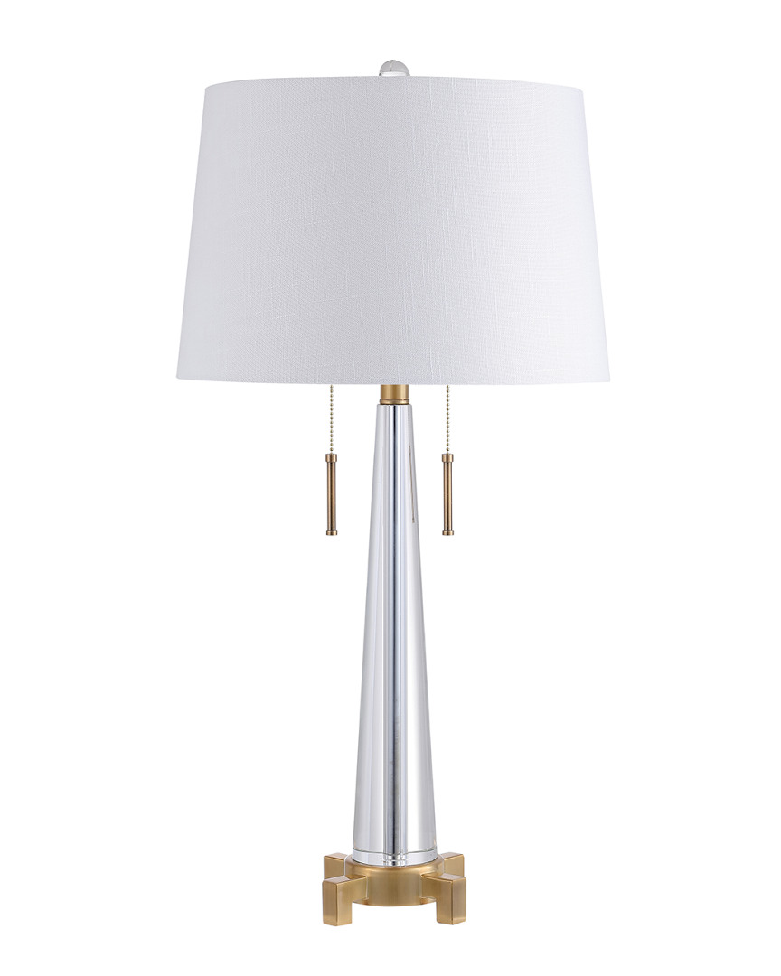 Shop Jonathan Y Zoe 29.5in 2-light Crystal Led Table Lamp