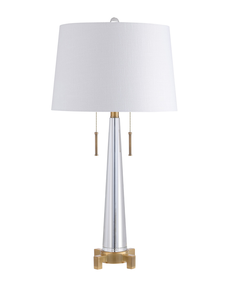 Jonathan Y Zoe 29.5in 2-light Crystal Led Table Lamp