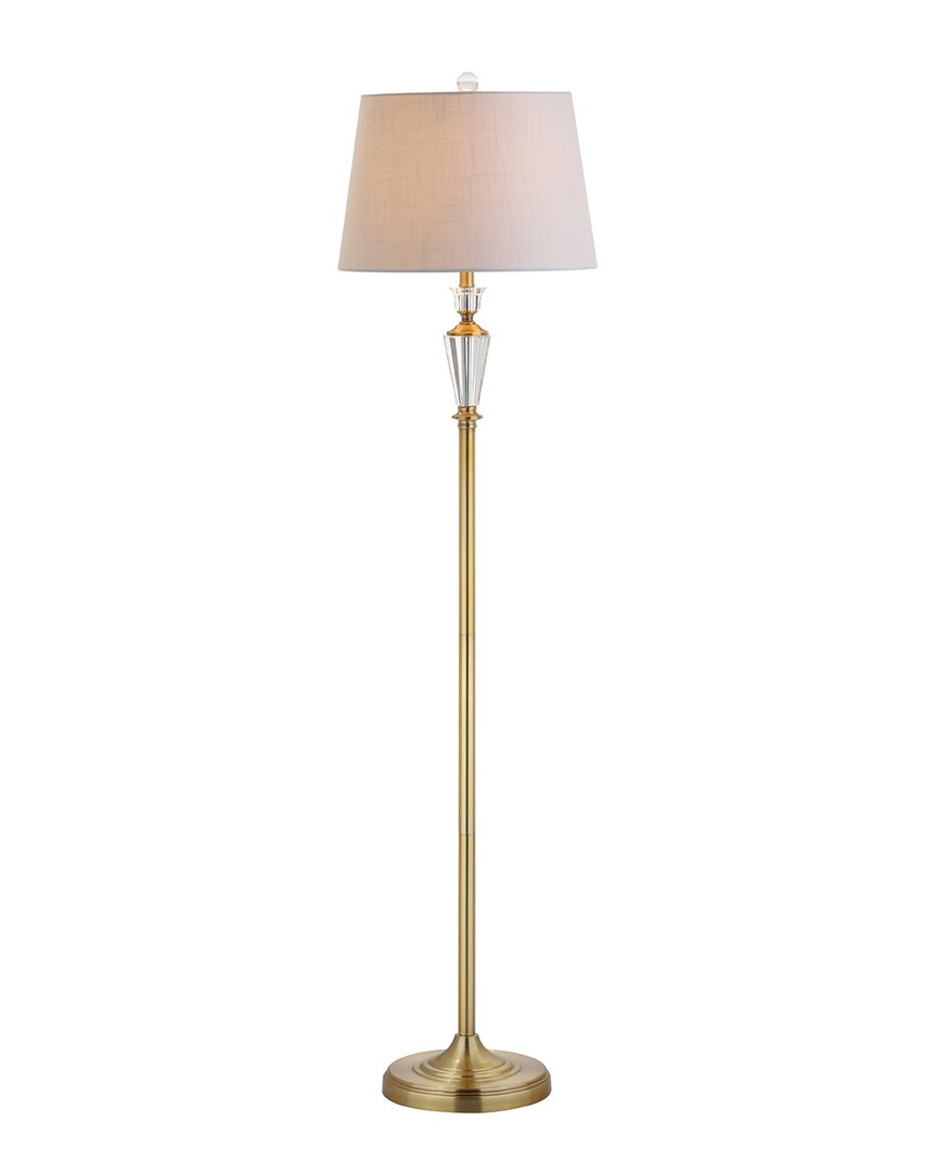 Jonathan Y Harper 61in Crystal Metal Led Floor Lamp