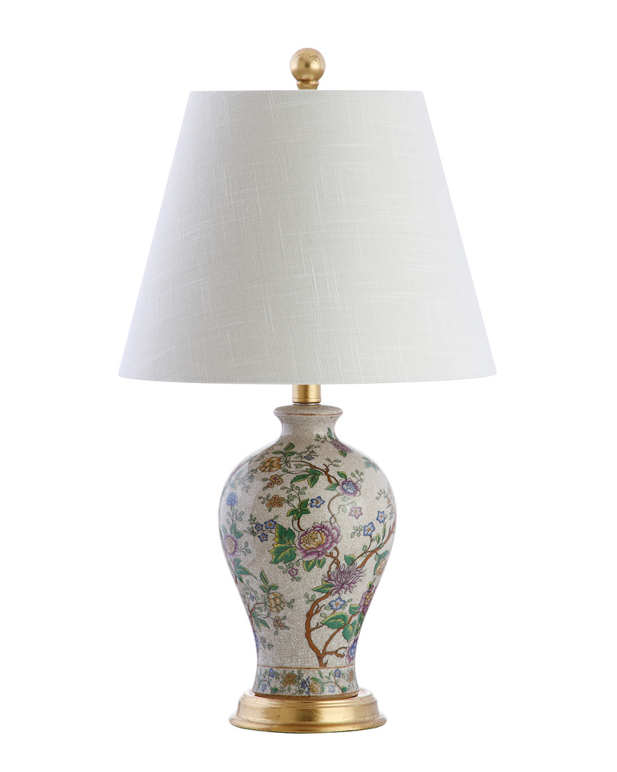 Jonathan Y Grace 24in Floral Led Table Lamp Multi