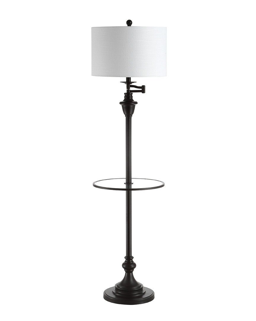 Jonathan Y Cora 60in Metalglass Led Side Table And Floor Lamp