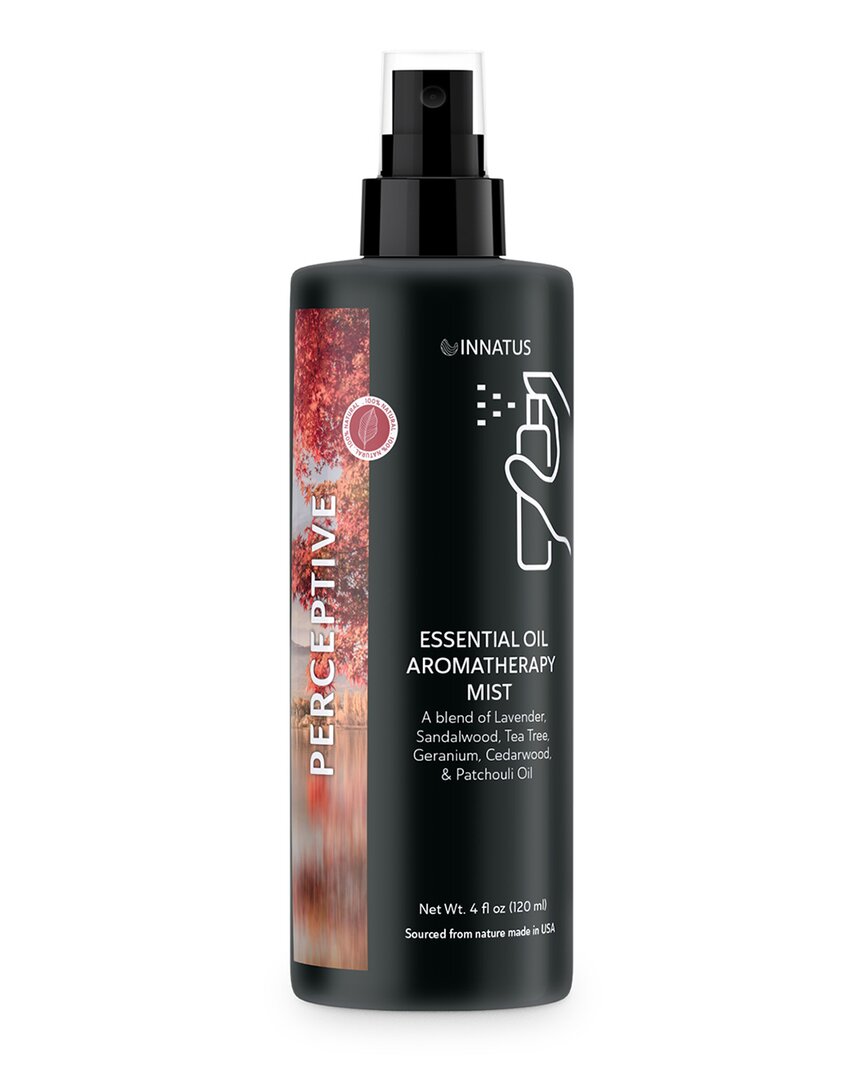 Innatus 4oz Essential Oil Aromatherapy Perceptive Mist In Black