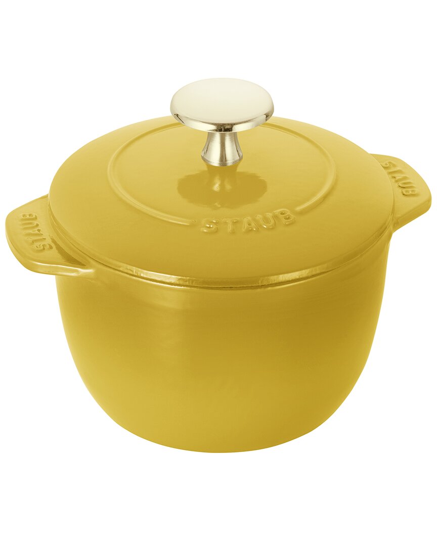 Shop Staub Cast Iron 1.5qt Citron Petite French Oven