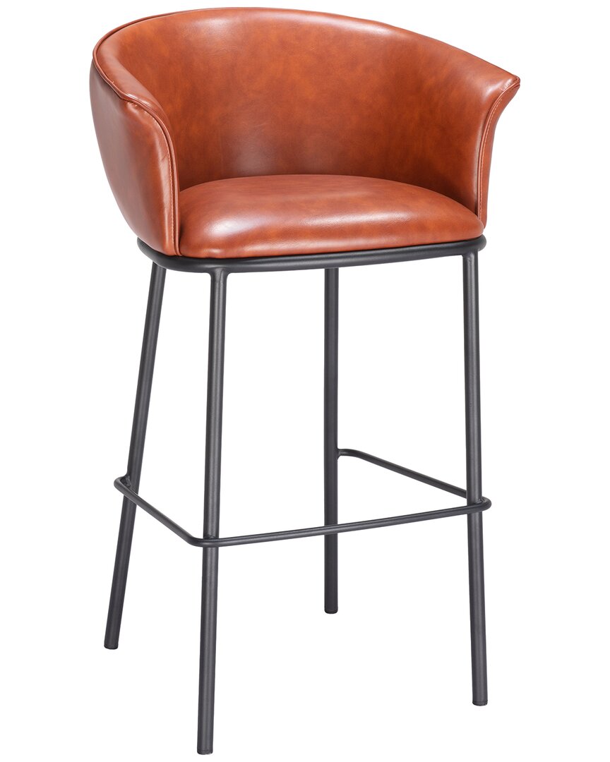 Zuo Modern Garston Barstool In Brown