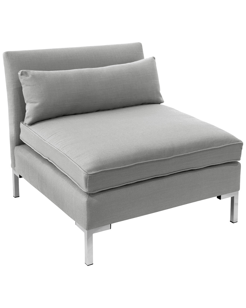 Skyline Furniture Armless Chair In Gray