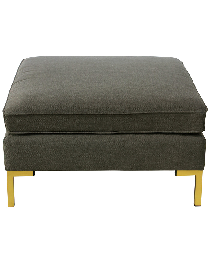 Skyline Furniture Pillowtop Ottoman In Gray