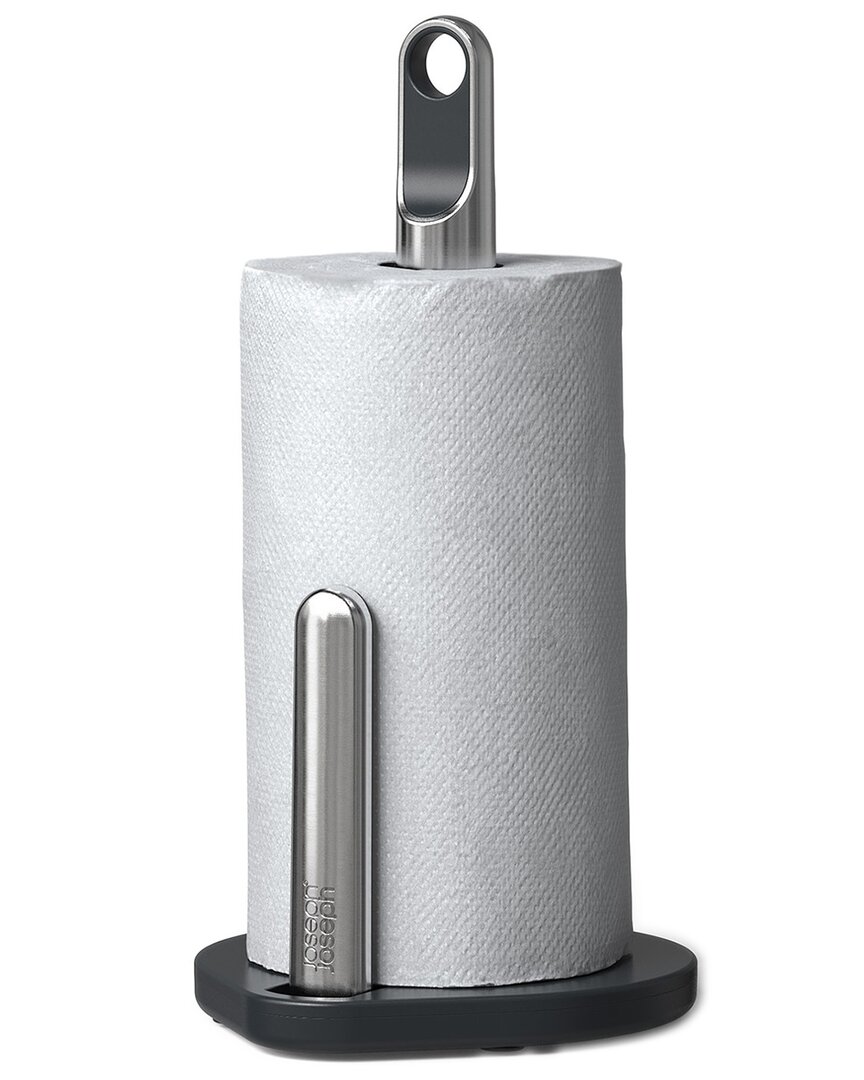 Joseph Joseph Hold Easy-tear Paper Towel Holder In Gray