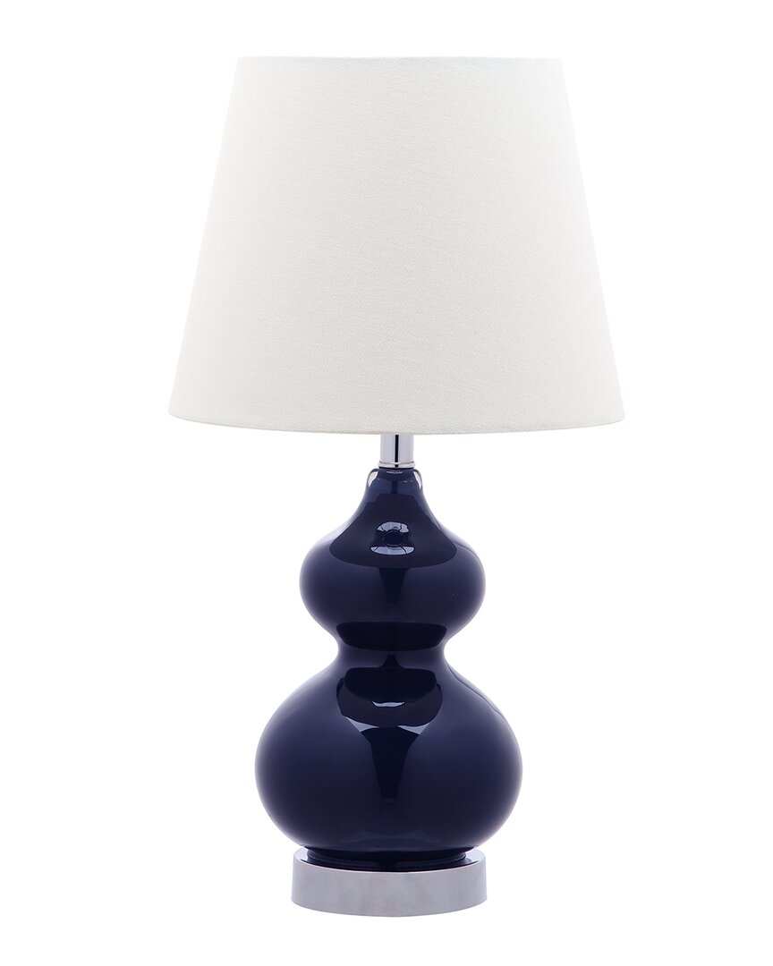 Safavieh Eva Double Mini Table Lamp In Black
