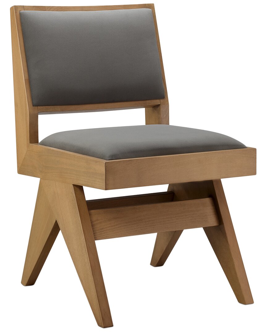 Design Guild Pierre Jeanneret Side Chair In Gray