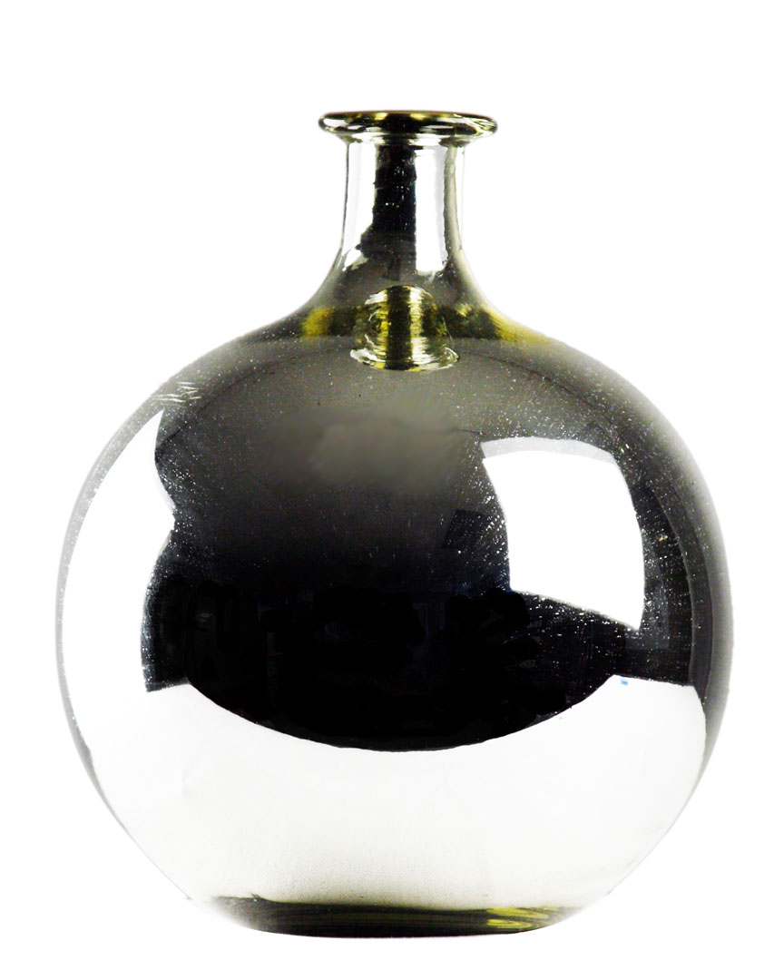 Zentique Tear Drop Vase In Black