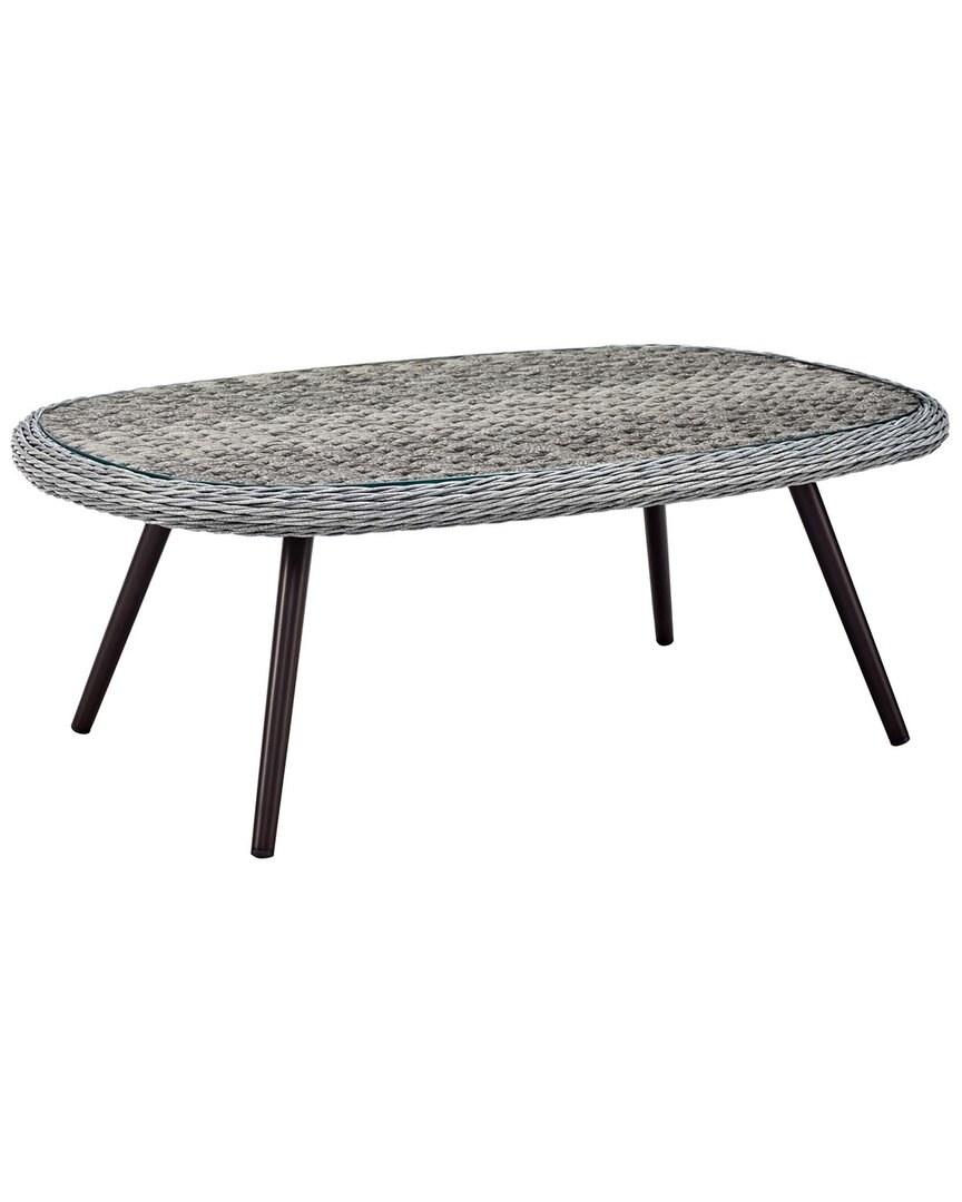 Modway Outdoor Endeavor Outdoor Patio Wicker Rattan Coffee Table