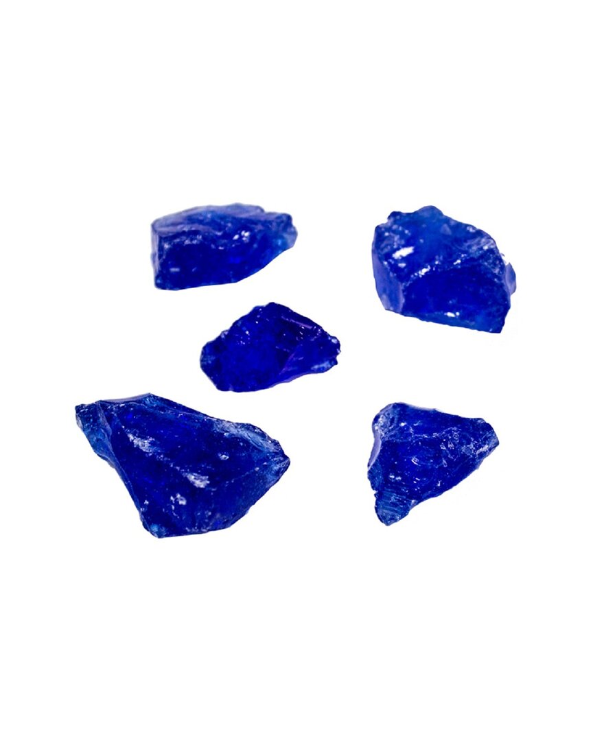 Hiland Blue Recycled Fire Pit Fire Glass 20lbs