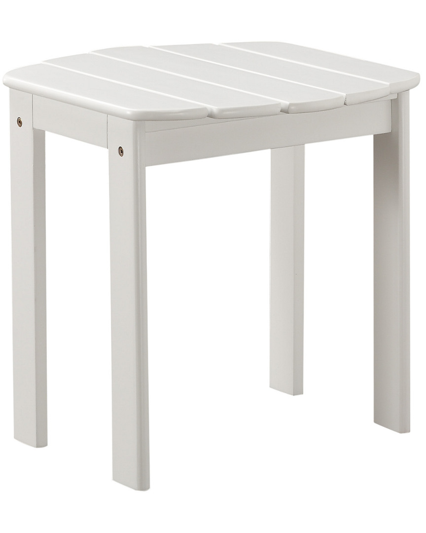 Linon Furniture Linon White Adirondack End Table