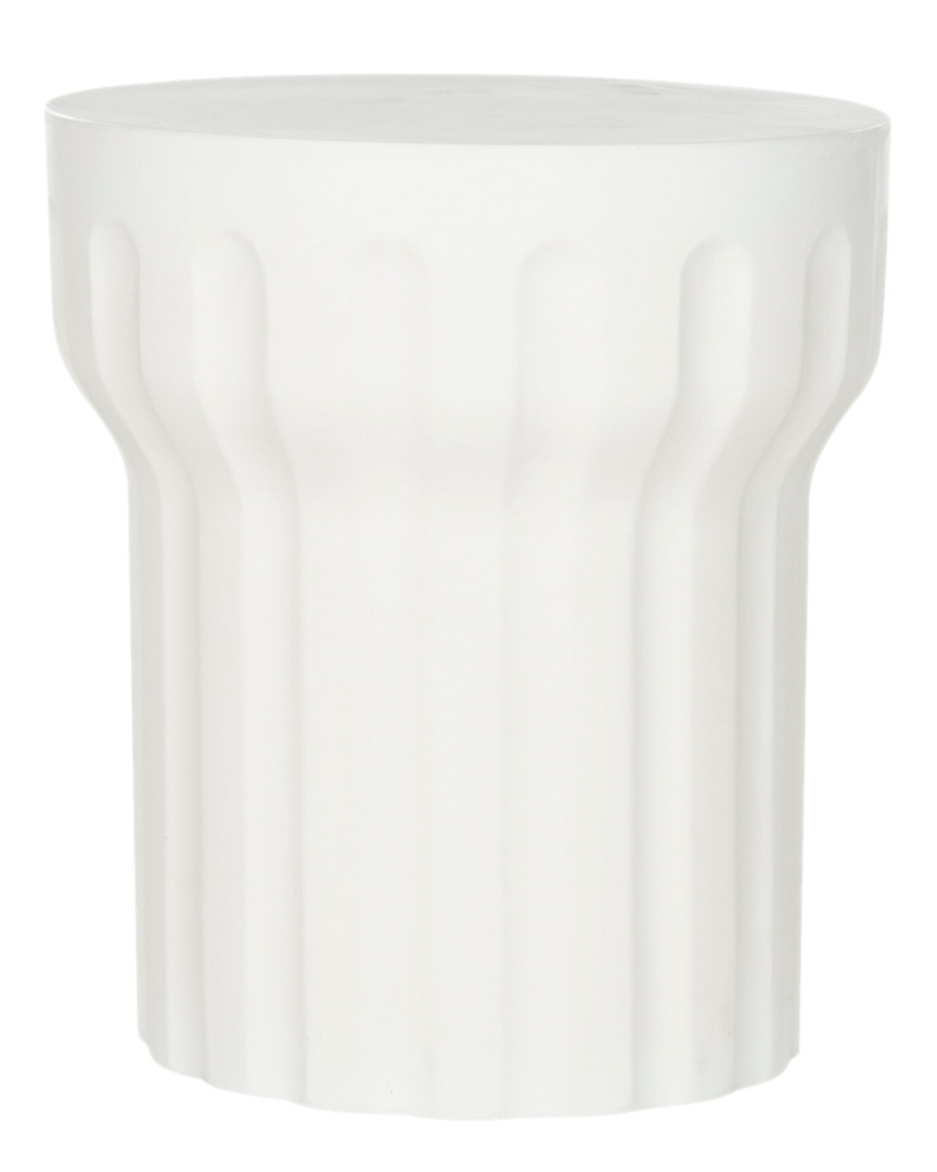 Safavieh Vesta Indoor/outdoor Modern Concrete Round 15.3in Dia Accent Table