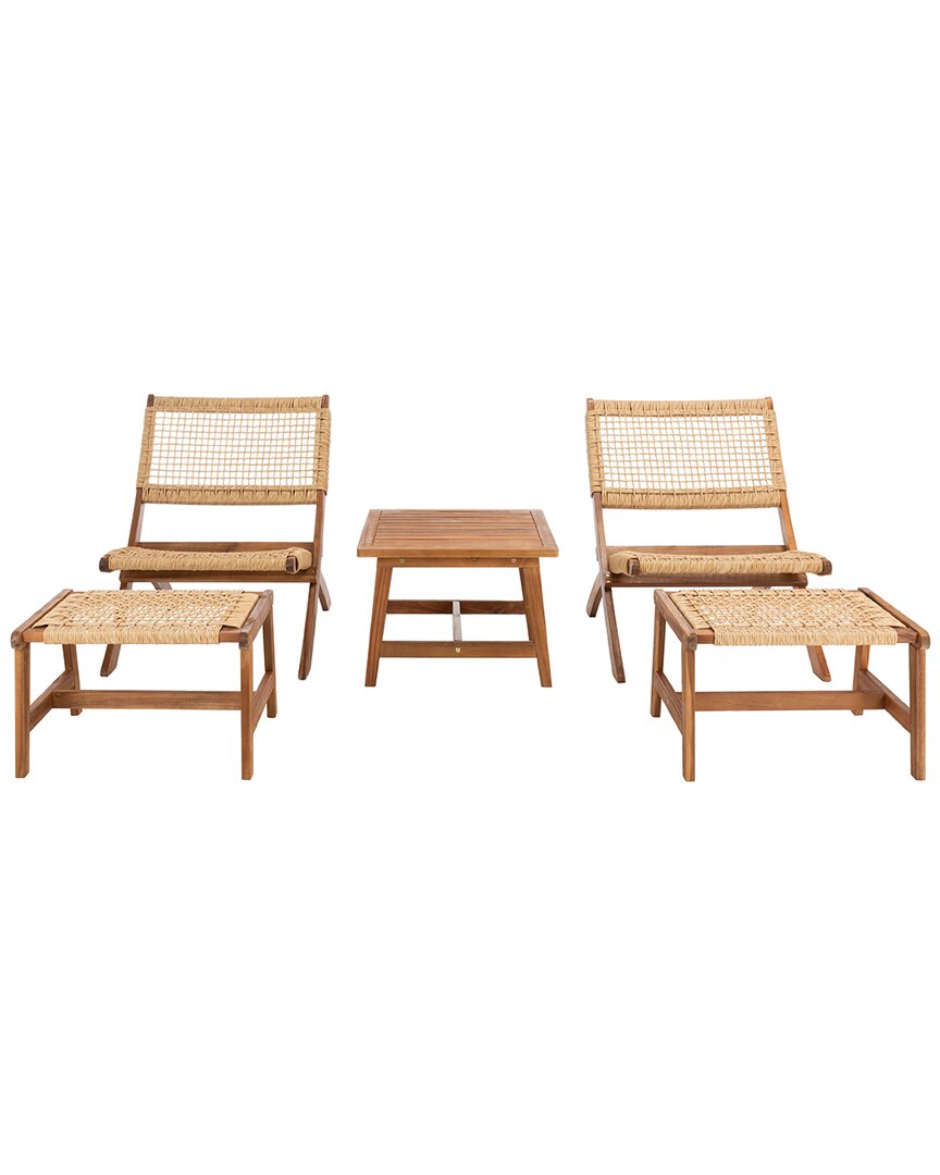 Safavieh Casella Outdoor 3pc Set In Natural
