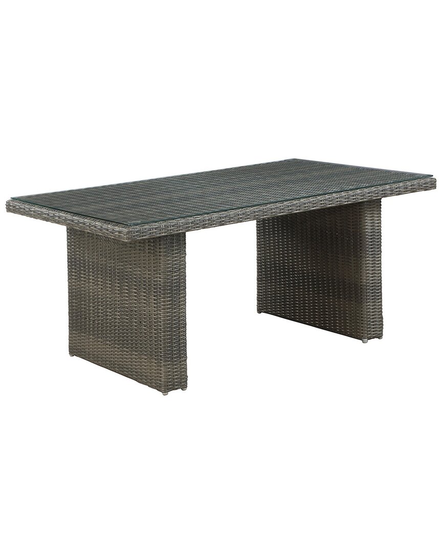 Alaterre Asti All-weather Wicker Outdoor 26inh Cocktail Table