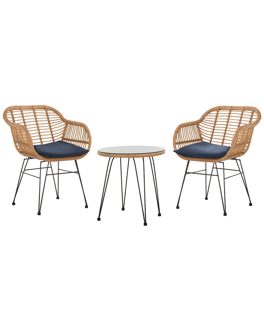 Safavieh Alton Outdoor 3pc Lounge Set