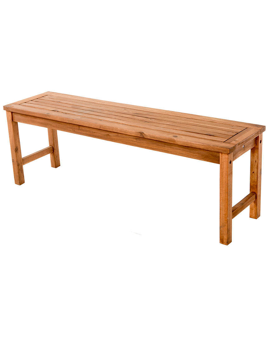 Hewson Acacia Wood Patio Bench