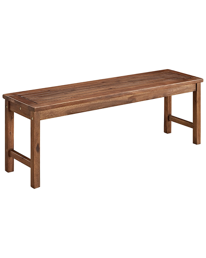 Hewson Acacia Wood Patio Bench