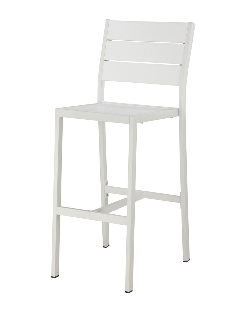 Pangea Indoor/outdoor Set Of 4 Betty Bar Chairs In White