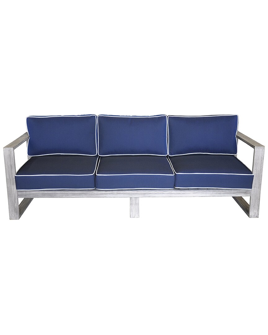 Courtyard Casual Modern North Shore Outdoor Three Seater Sofa