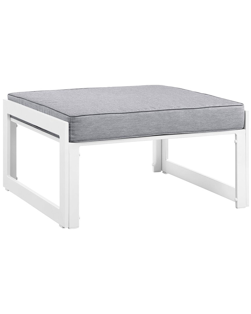 Modway Fortuna Outdoor Patio Aluminum Ottoman