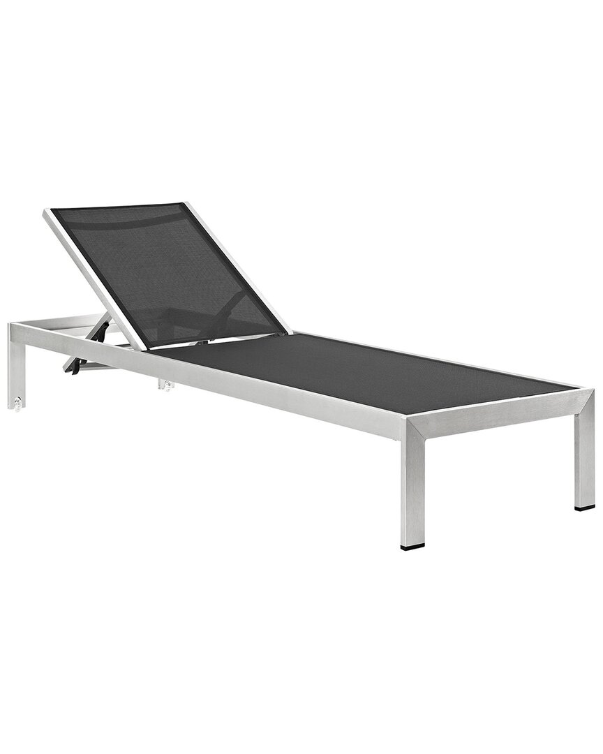 Modway Outdoor Shore Outdoor Patio Aluminum Mesh Chaise