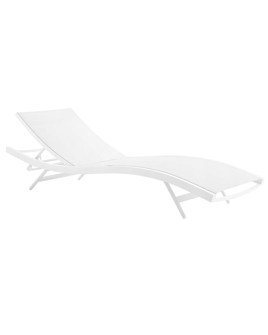 Modway Glimpse Outdoor Patio Mesh Chaise Lounge Chair