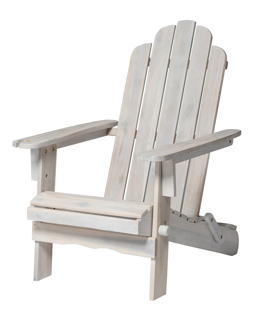 Hewson Outdoor Patio Acacia Wood Adirondack Chair