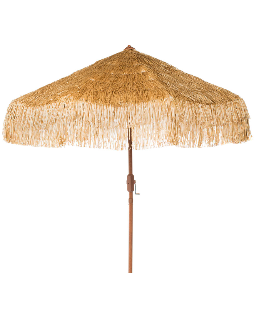 Safavieh Tiki 9ft Crank Umbrella