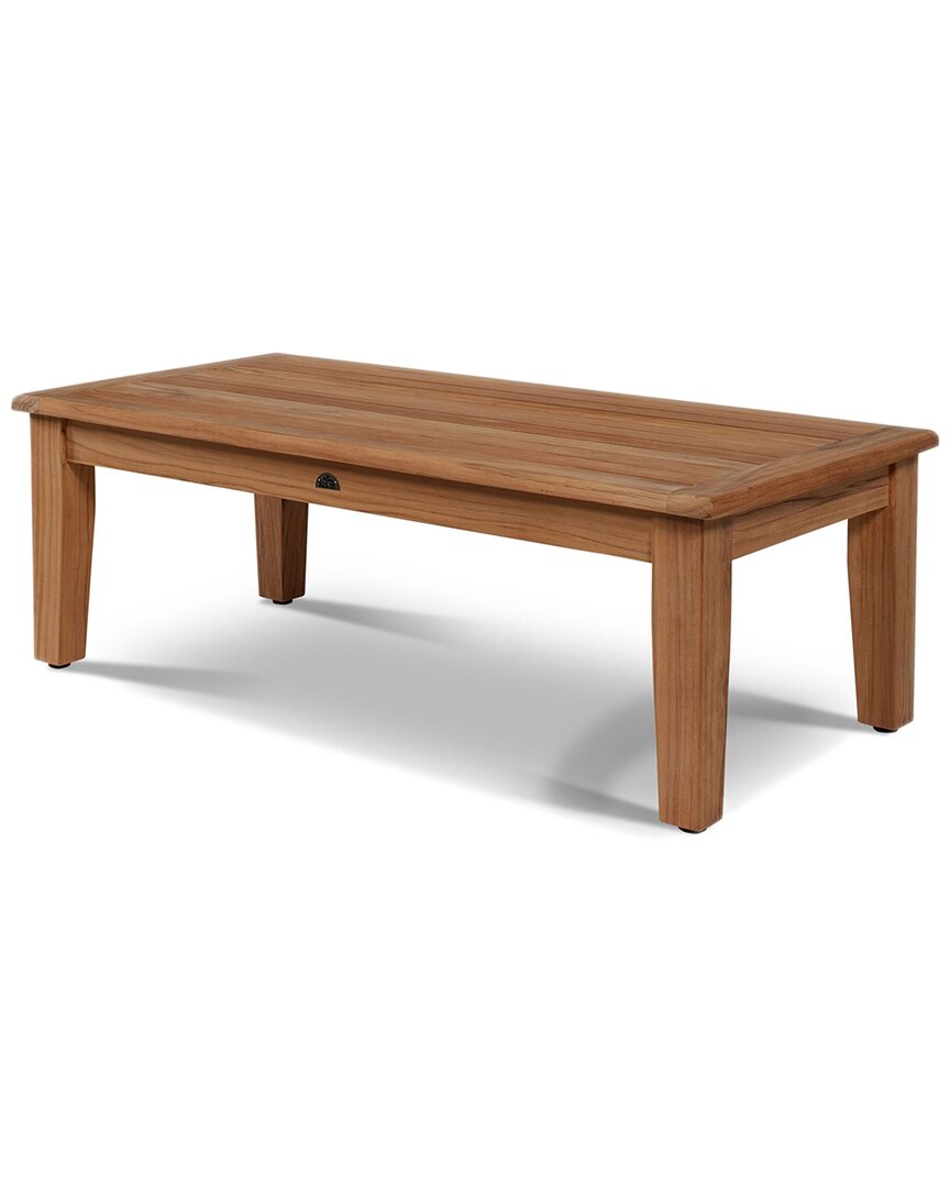 Curated Maison Eliane Teak Coffee Table In Brown