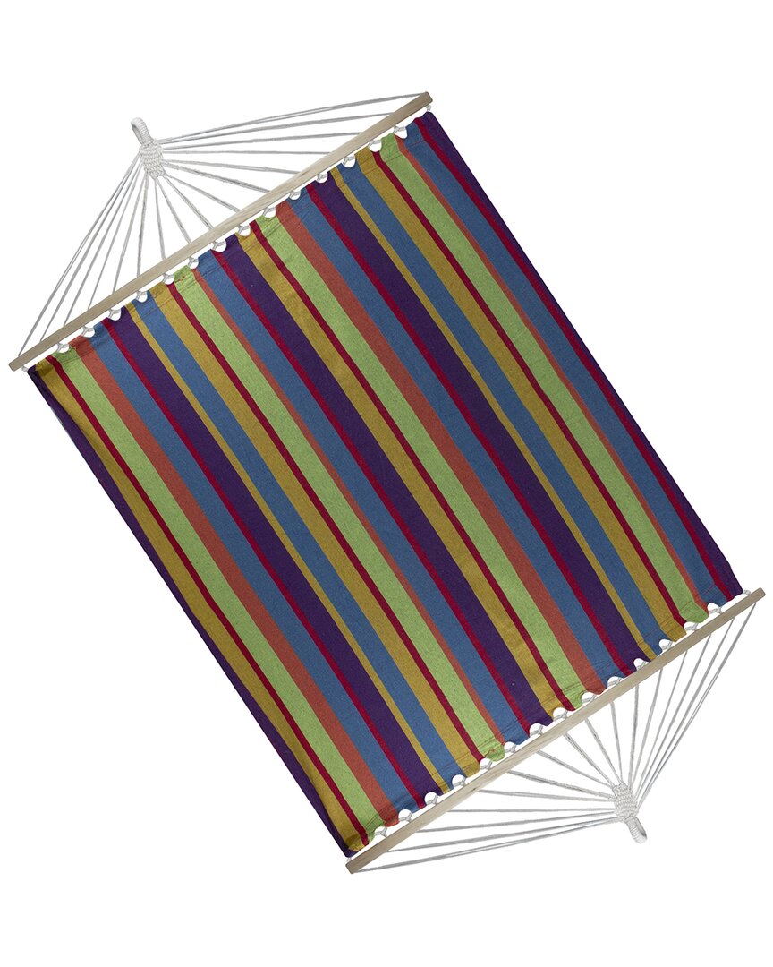 NORTHLIGHT NORTHLIGHT STRIPED WOVEN TWO PERSON DOUBLE HAMMOCK