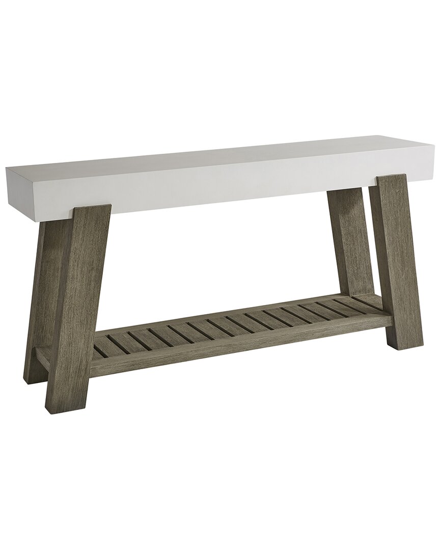 Bernhardt Exteriors Rochelle Console Table In Gray