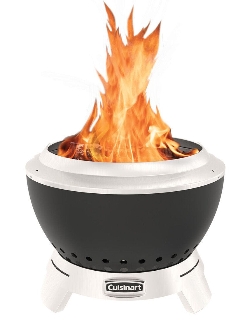 Cuisinart Gril 19.5in Cleanburn Smokeless Outdoor Wood-burning Fire Pit