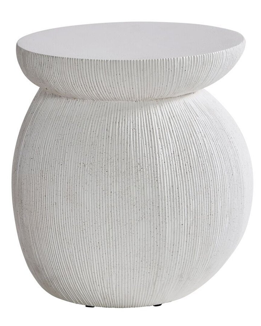 Bernhardt Exteriors Corsica Accent Table In White