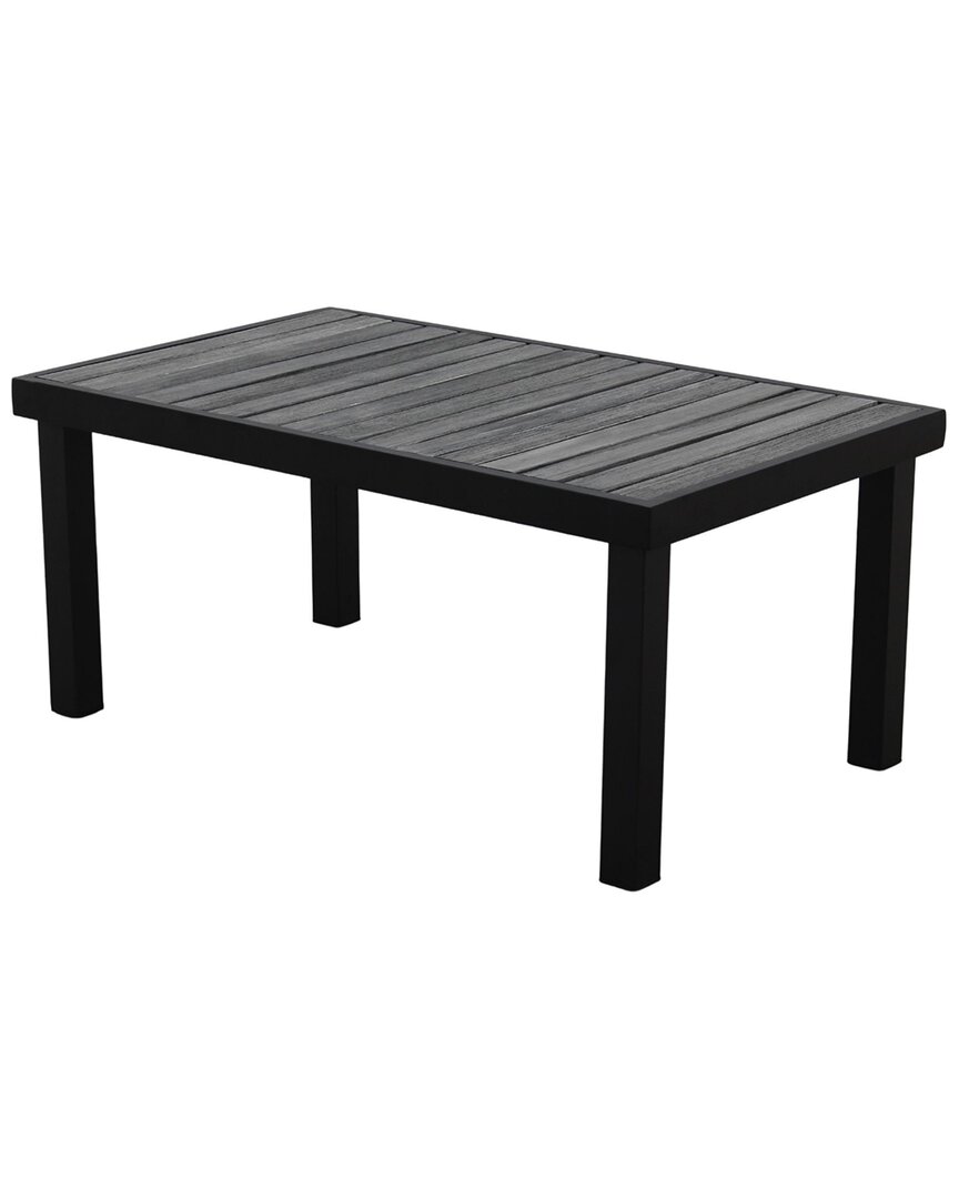 Courtyard Casual Catalina 39in Rectangle Coffee Table In Grey