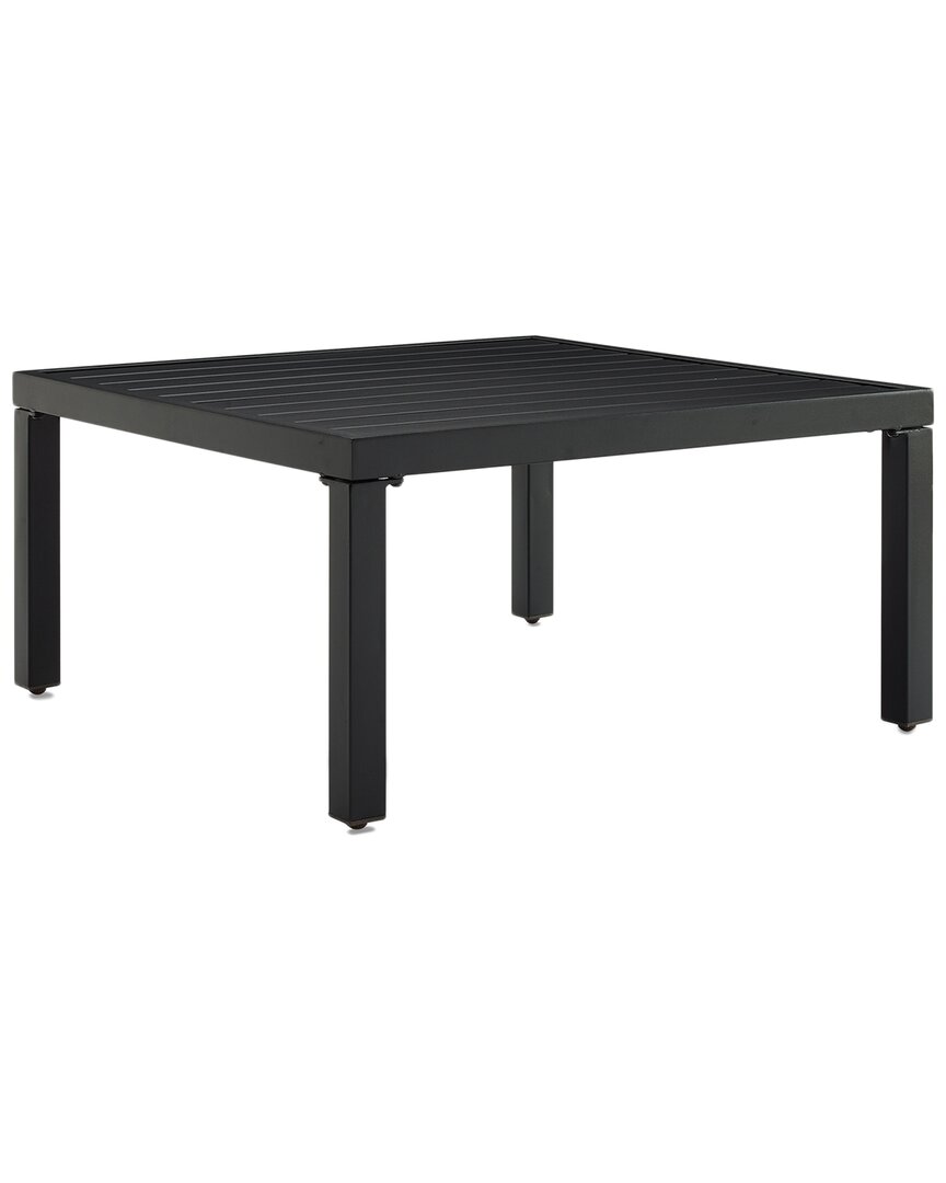 Crosley Furniture Piermont Outdoor Metal Sectional Coffee Table In Black