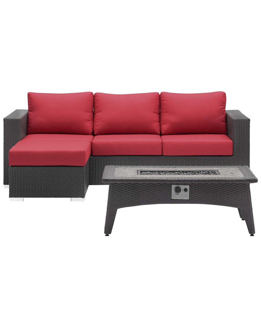 Modway Outdoor Convene 3 Piece Set Outdoor Patio W In Multi