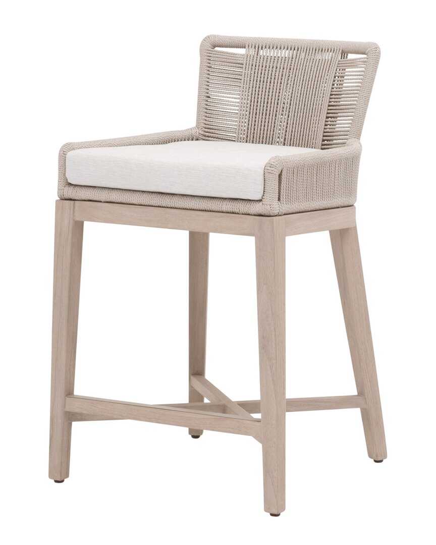 Essentials For Living Overlay Outdoor Counter Stool In Brown