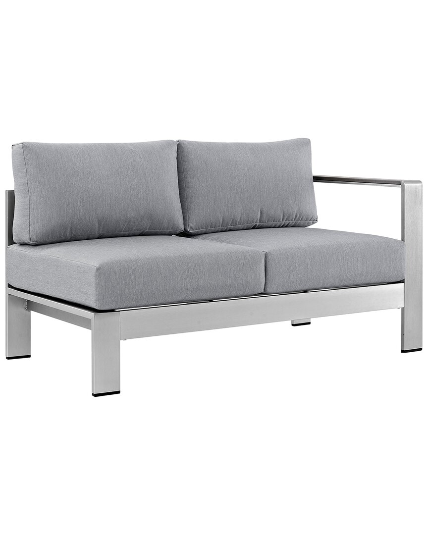Modway Outdoor Shore Right-arm Corner Sectional Outdoor Patio Aluminum Loveseat