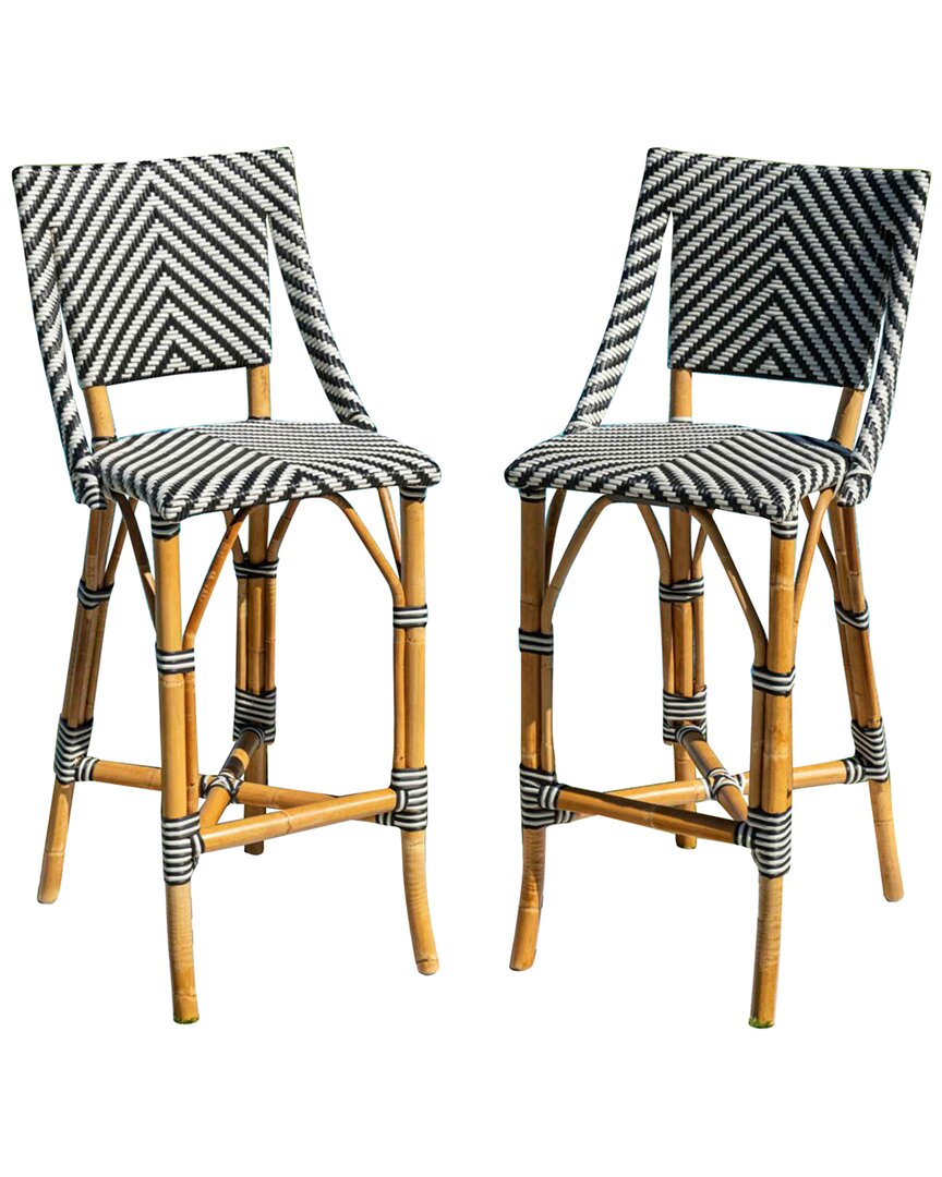 Panama Jack Set 2 Paige Counter Stools In Gray