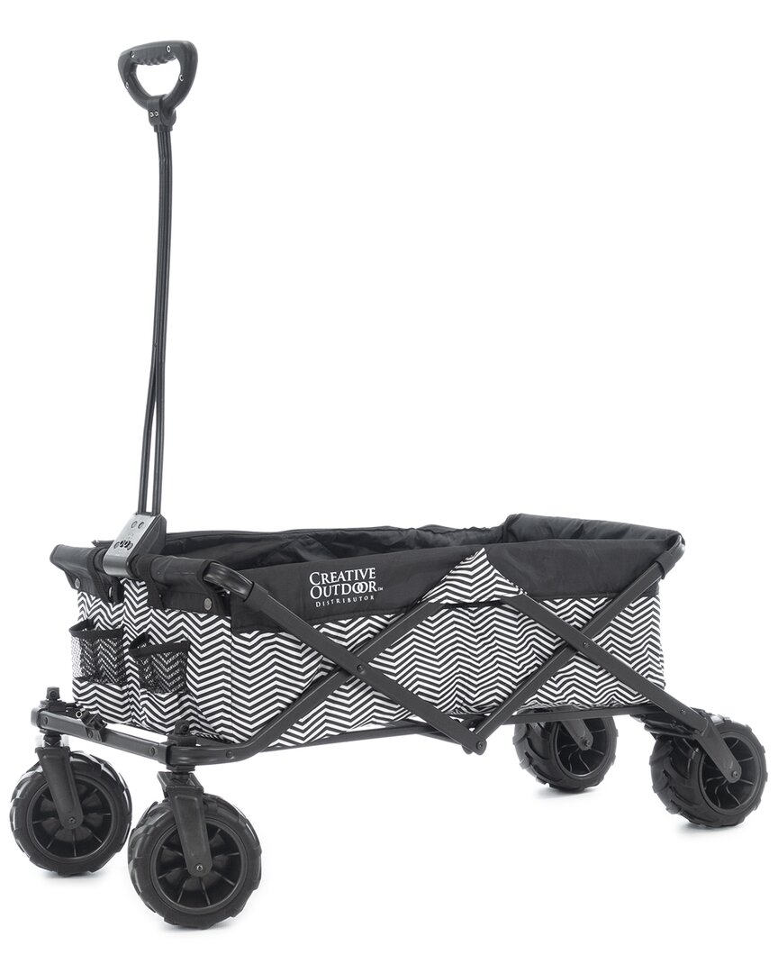 Creative Outdoor Products All Terrain Folding Wagon In Black